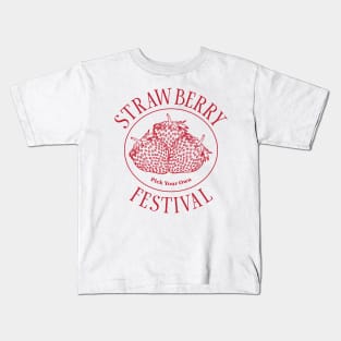 Strawberry Festival Cottagecore Cottagecore Kids T-Shirt